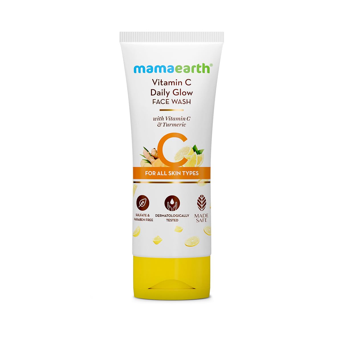 MAMAEARTH Vitamin C Daily Glow Face Wash with Vitamin C & Turmeric 100ml